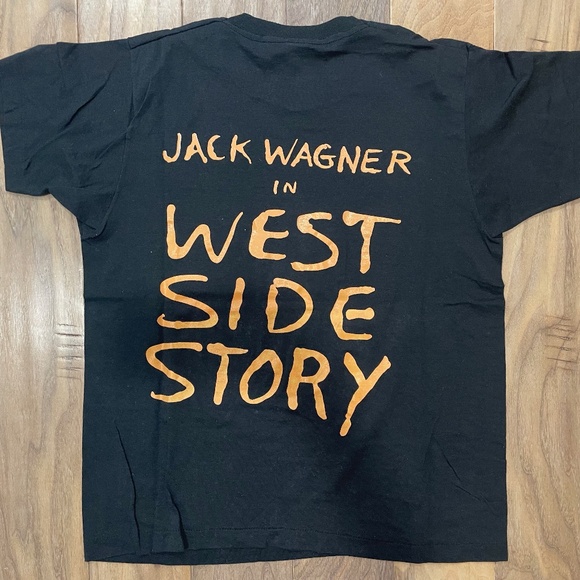 Vintage (but never worn) Jack Wagner T-shirt from "West Side Story" - Picture 6 of 7
